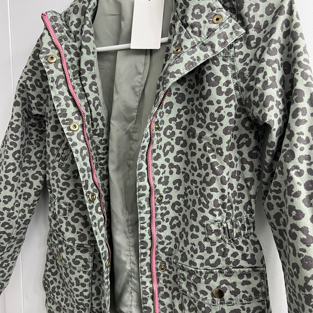 H&M Green Leopard Utility Jacket - Picture 5 of 5
